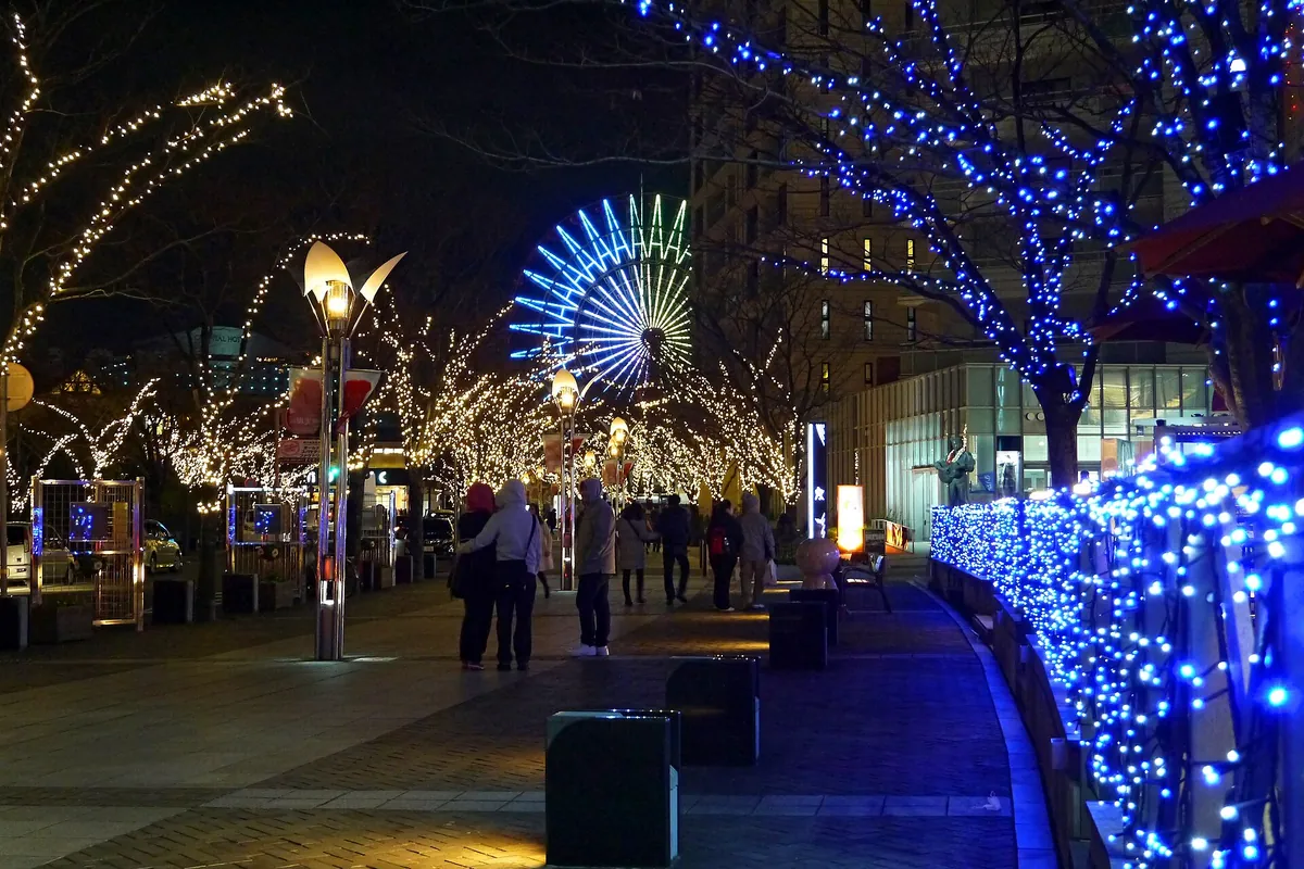神戶 Harborland 燈飾