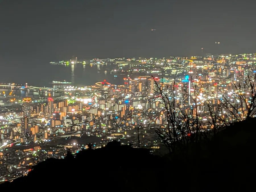 六甲山眺望神戶夜景